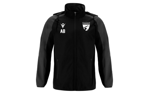 VKE - ELBRUS FULL LENGTH ZIP RAINJACKET BLK/DGRY