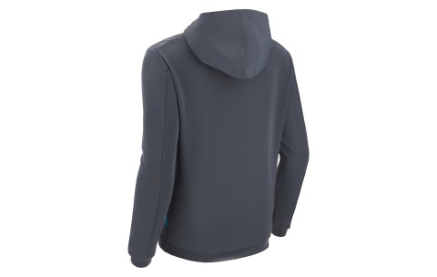 VKE - TIAMAT FULL ZIP MICRO HOODY TOP ANT/NSKY