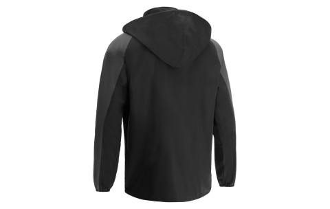 VKE - ELBRUS FULL LENGTH ZIP RAINJACKET BLK/DGRY