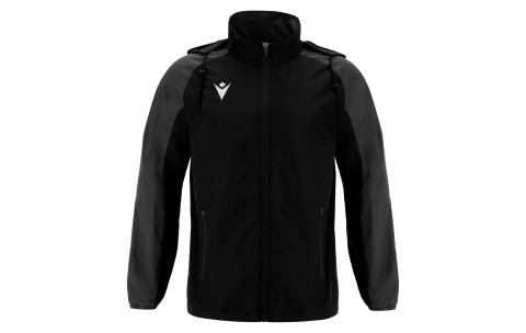 VKE - ELBRUS FULL LENGTH ZIP RAINJACKET BLK/DGRY